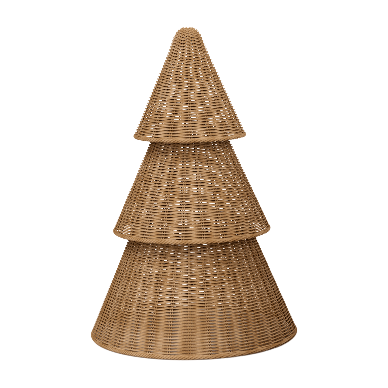 Wicker Christmas Tree