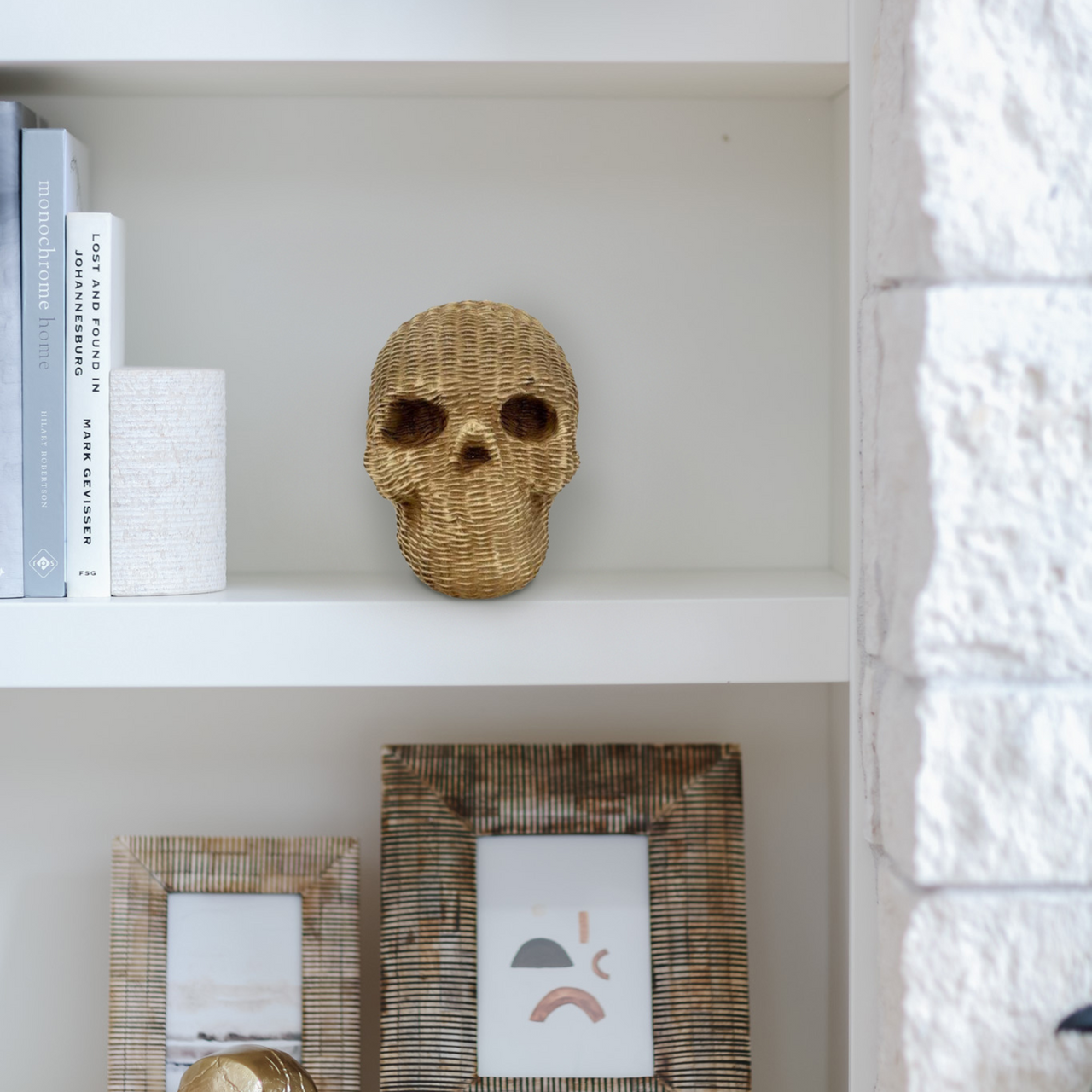 Woven Resin Skull