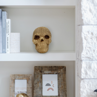 Woven Resin Skull
