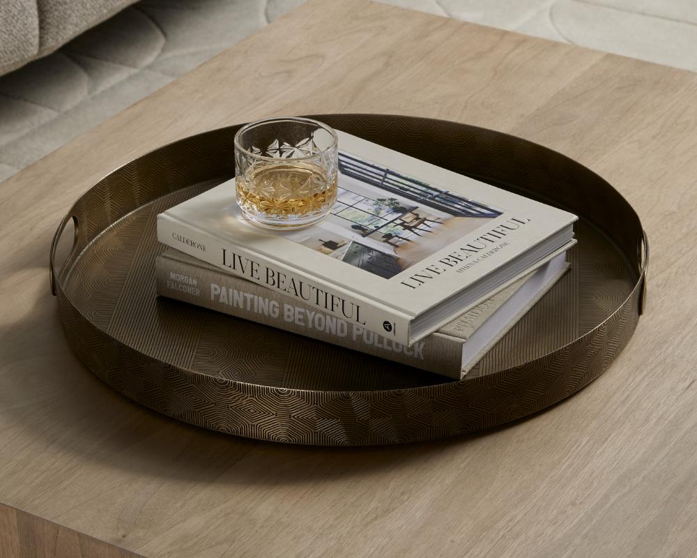 Etched Brass Tray