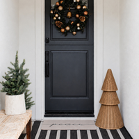 Wicker Christmas Tree