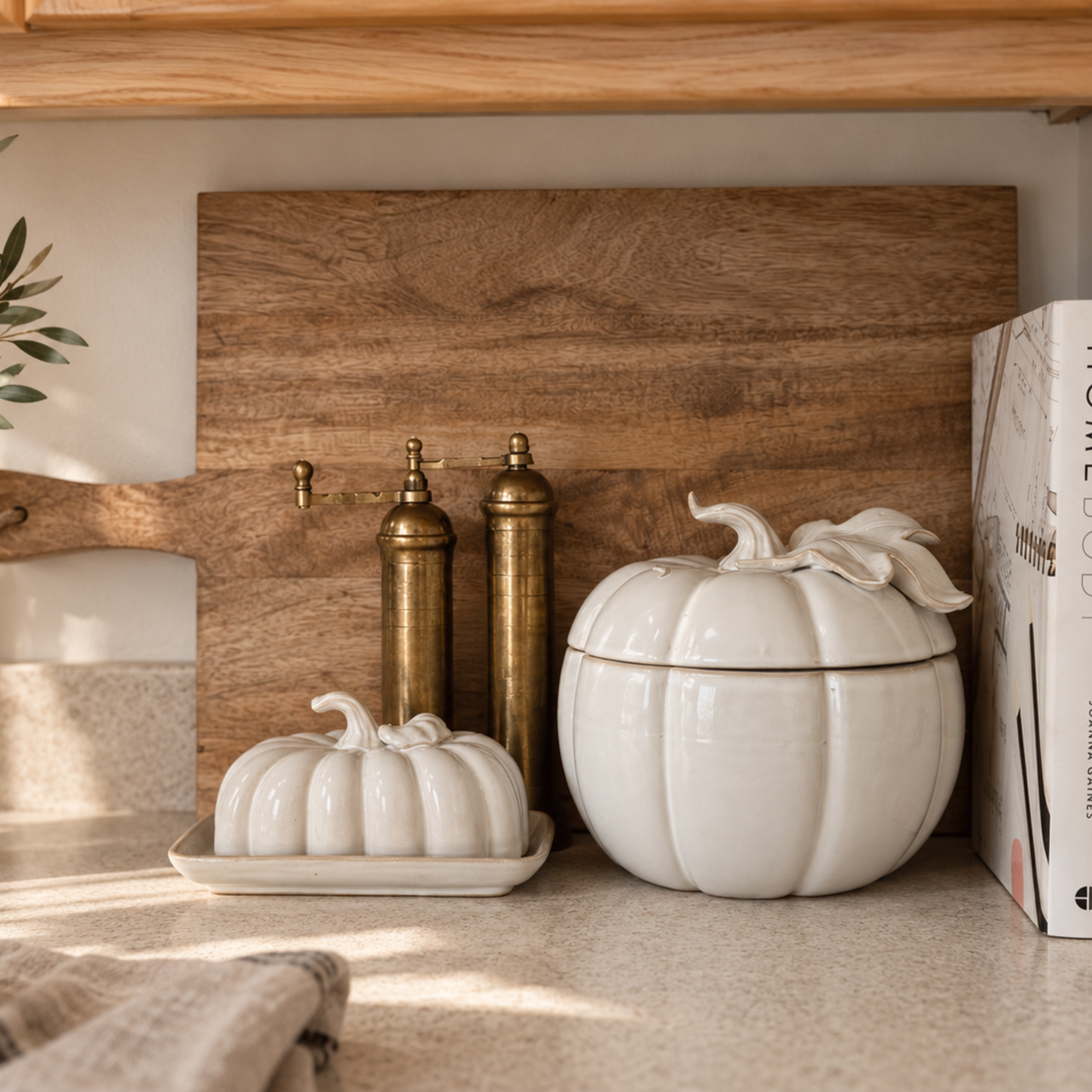 Gourd Butter Dish