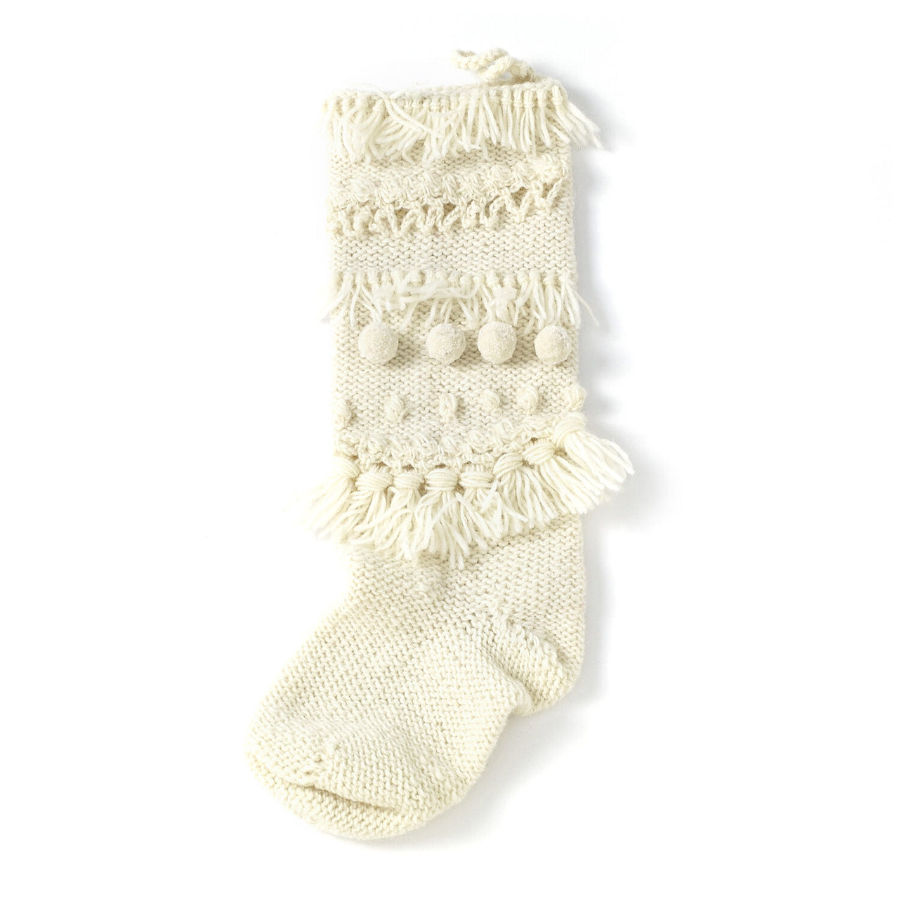 Hand Knit Stocking