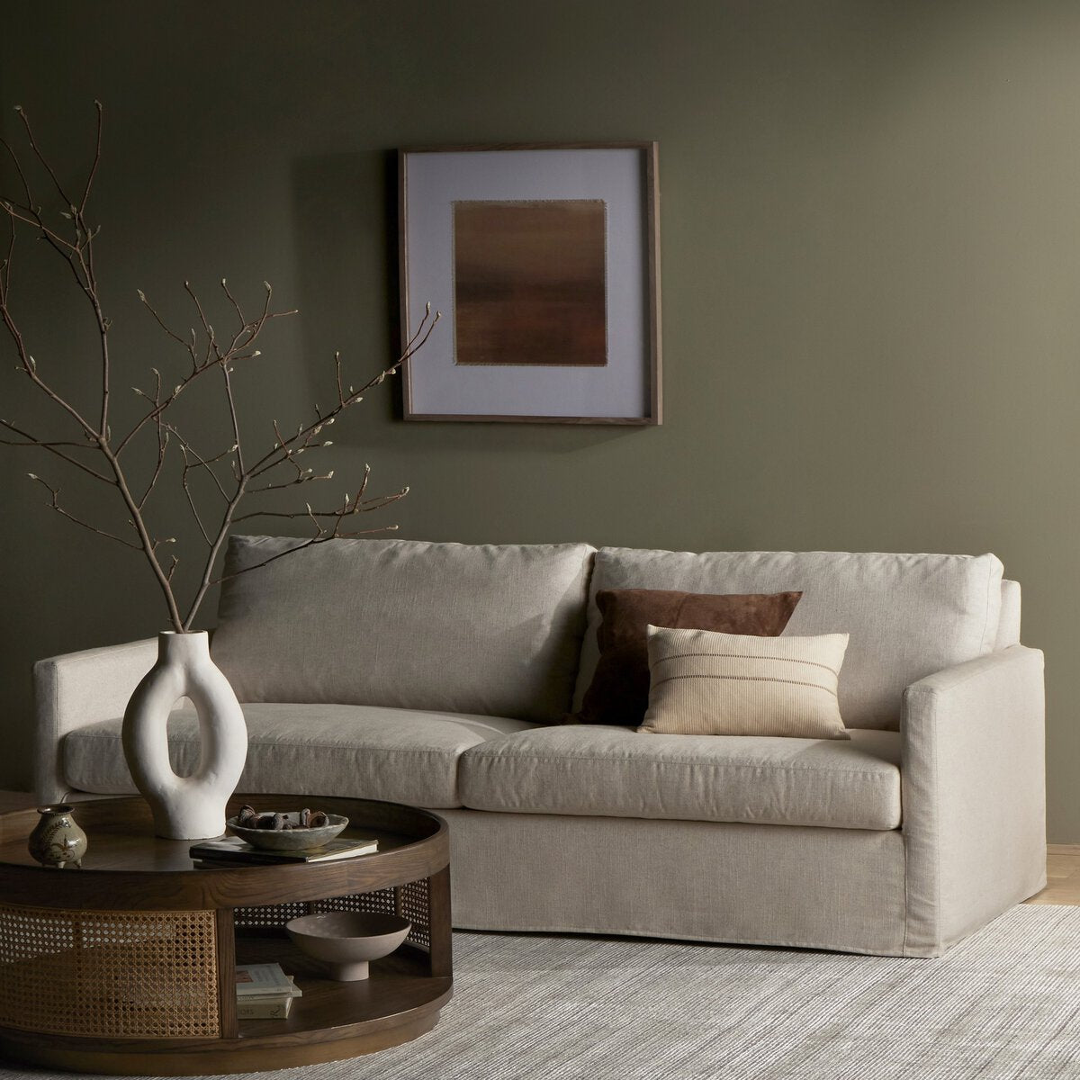 Mikel Slipcover Sofa