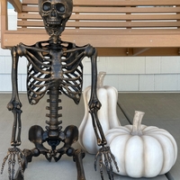 Lifesize Brass Skeleton