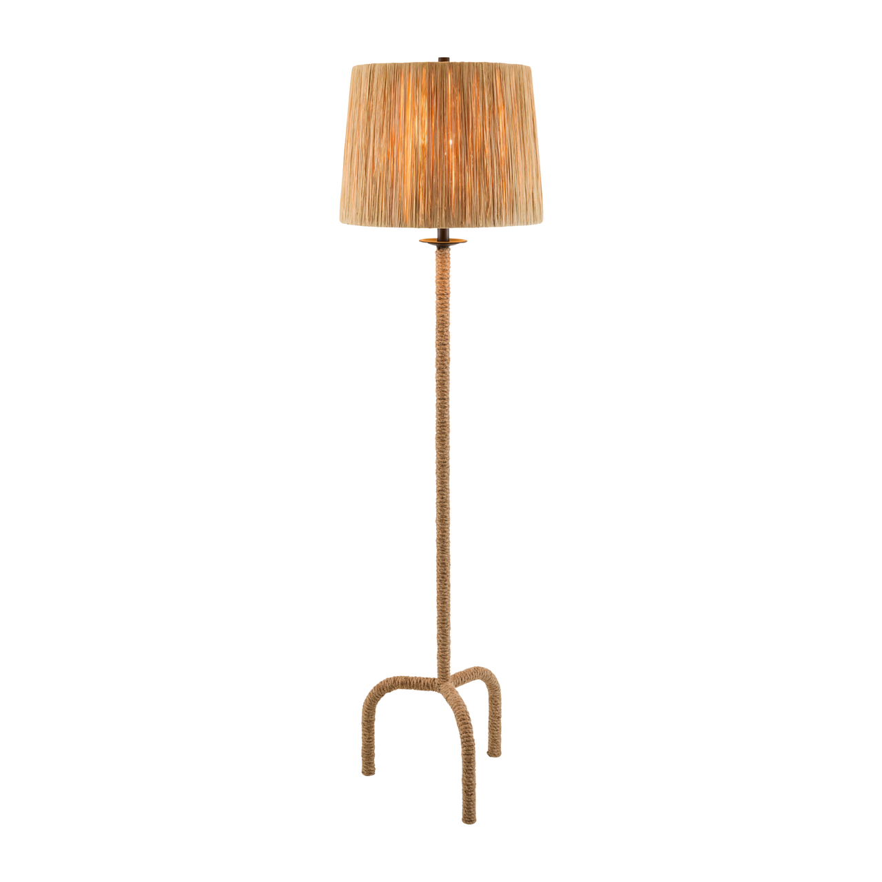 Seraya Wicker Floor Lamp