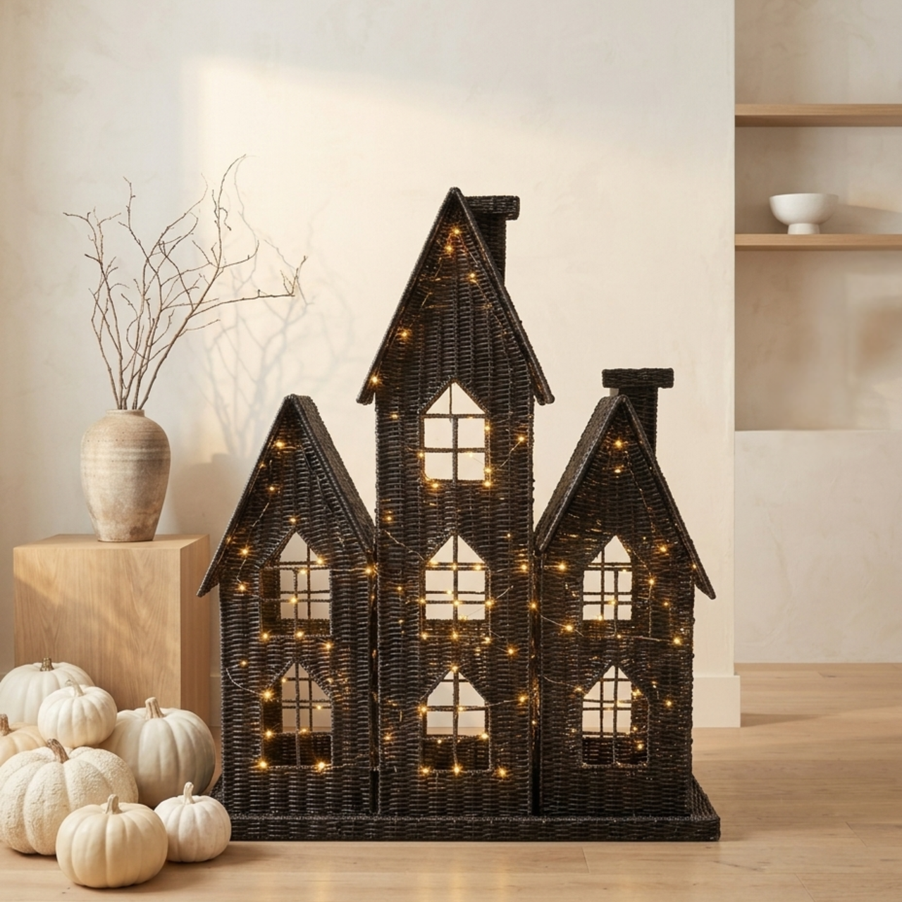 Giant Wicker Haunted House