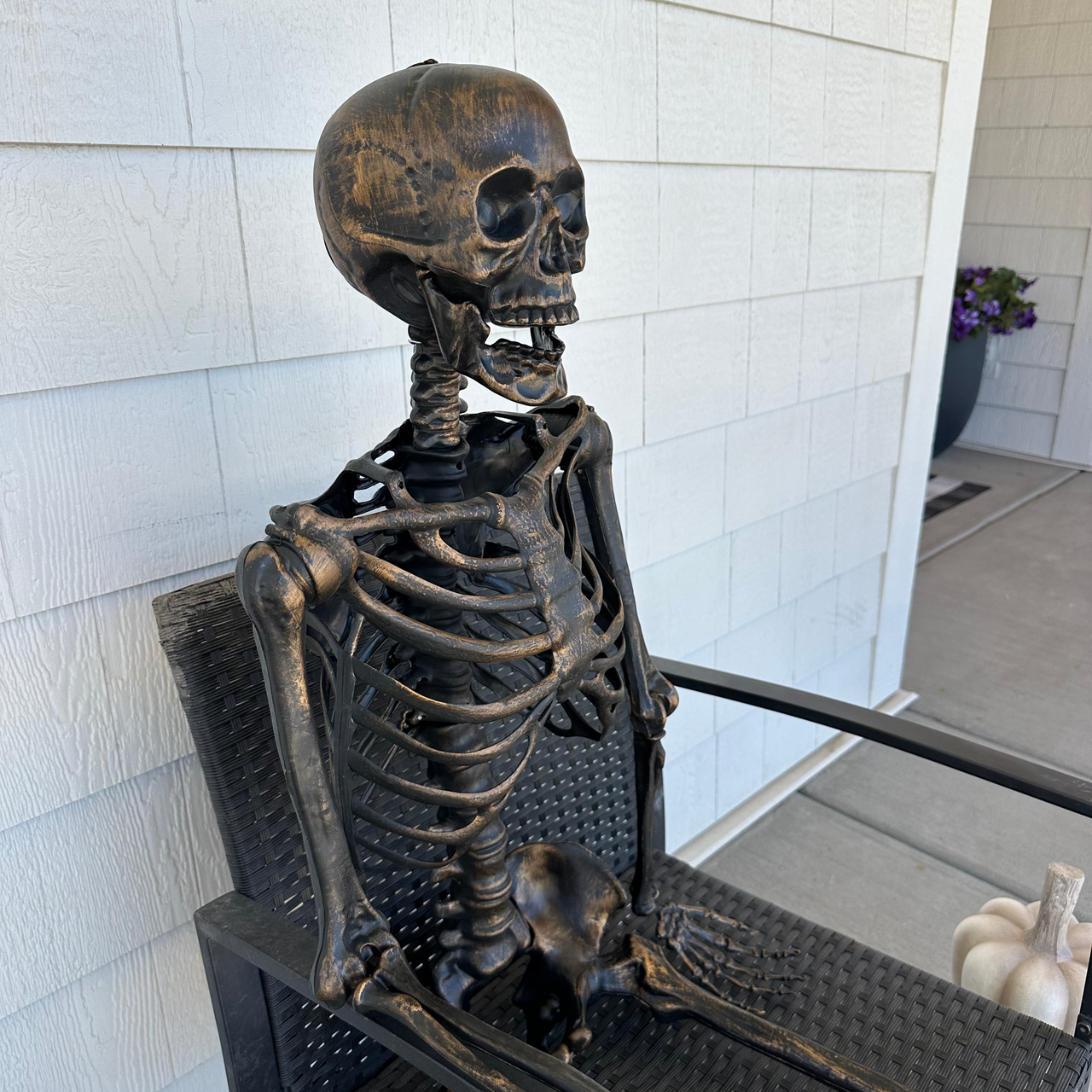 Lifesize Brass Skeleton