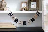 Halloween Burlap Garland