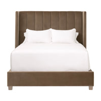 Caramel Velvet Bed