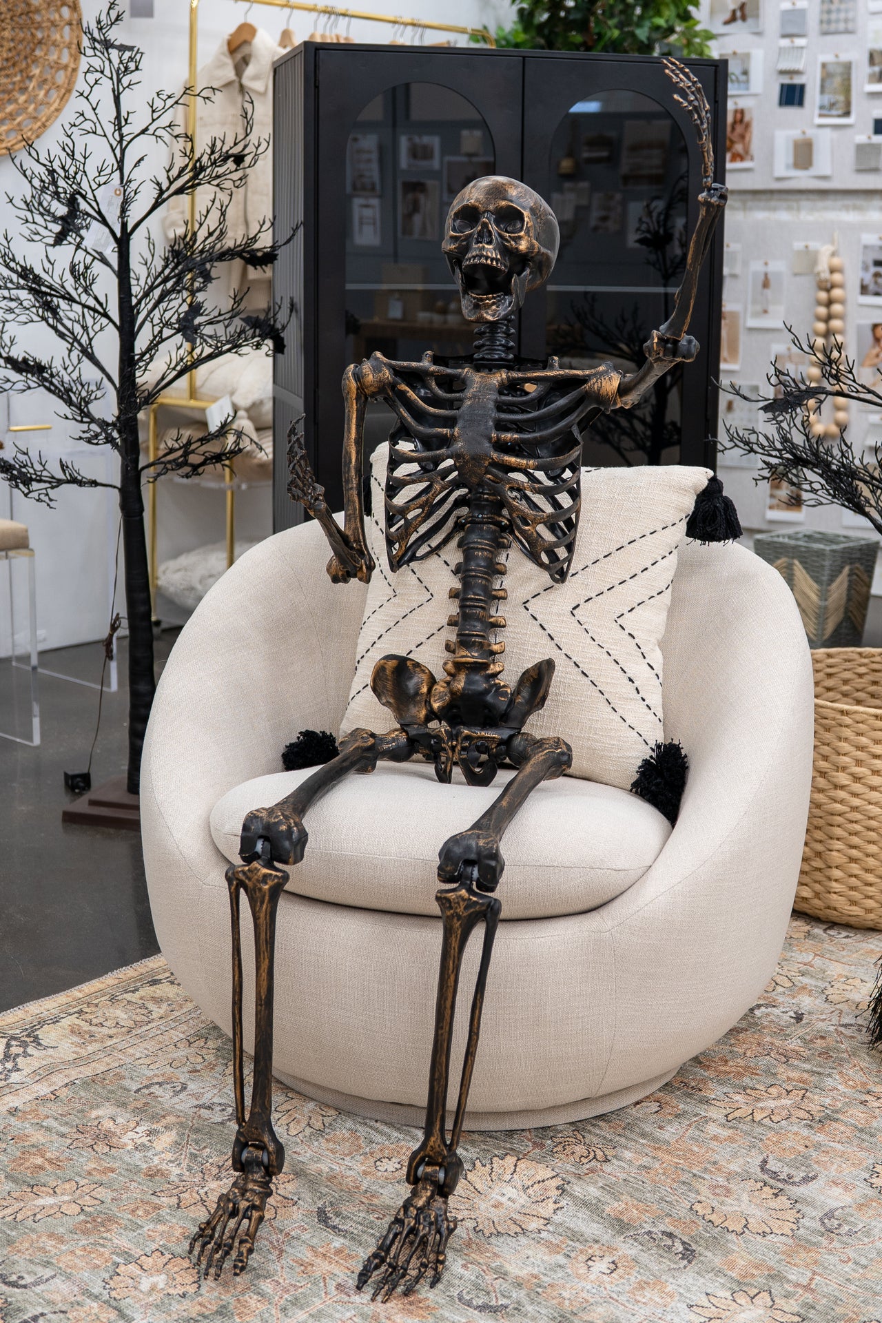 Lifesize Brass Skeleton