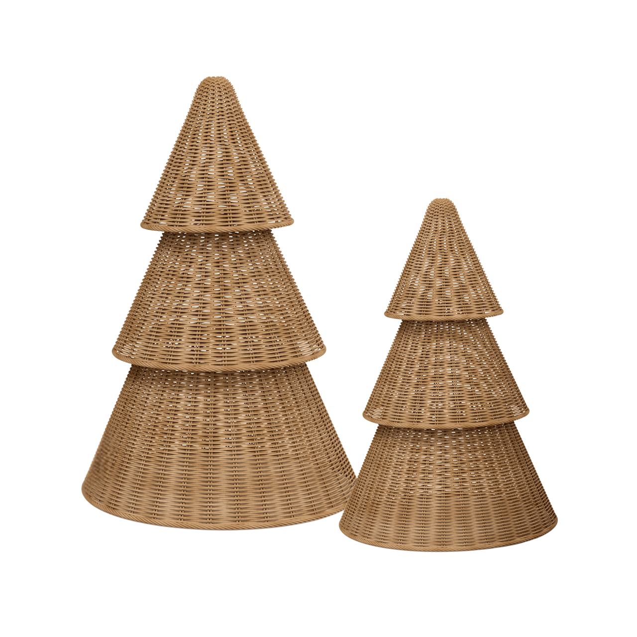 Oversized Wicker Tree