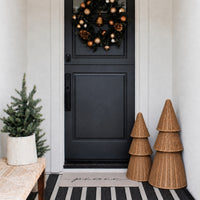 Wicker Christmas Tree