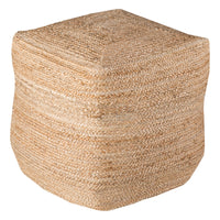 Seaside Jute Pouf
